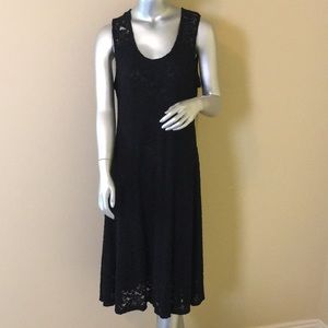 TARA VAO | Black Floral Rose 🌹 Lace  Dress